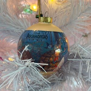 Disney Pocahontas Blue and Gold Ornament